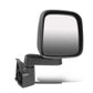 2003-2006 Jeep Wrangler Manual Side Mirror Right Black