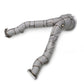 Stainless Exhaust Downpipe for Porsche Macan 3.0T 2.9T