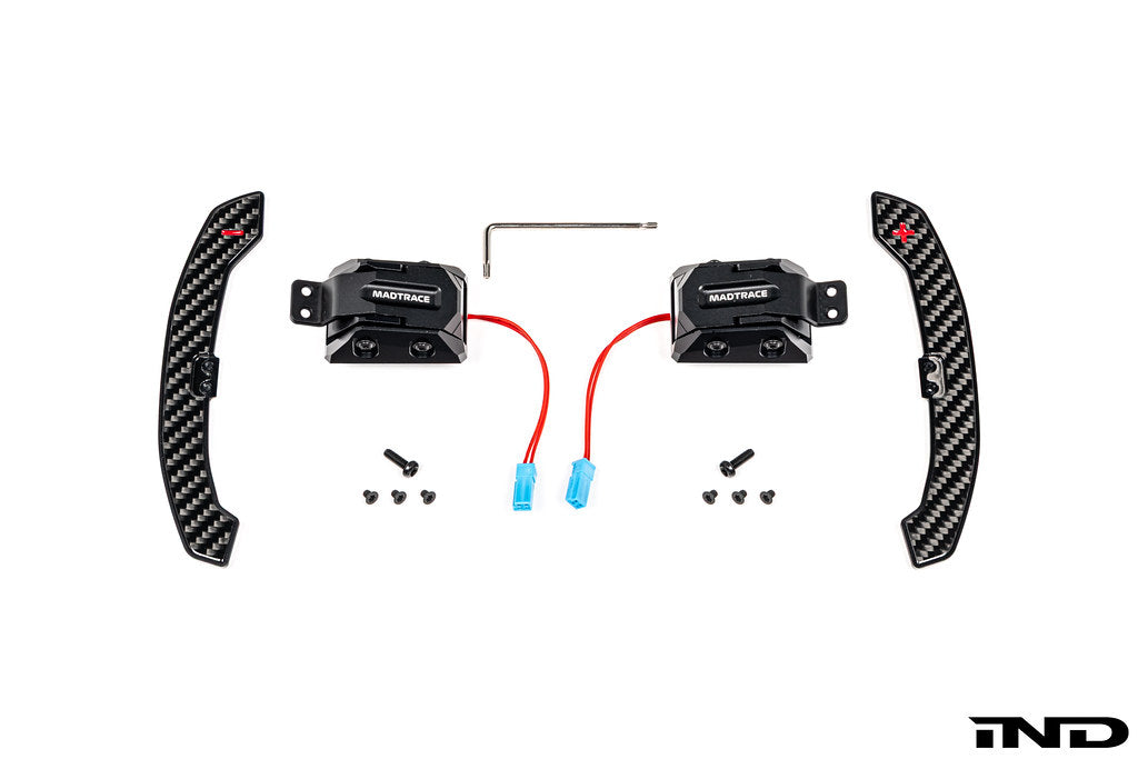 JQ Werks / MadTrace BMW G-Chassis Clubsport Magnetic Shift Paddle Set - Carbon V3