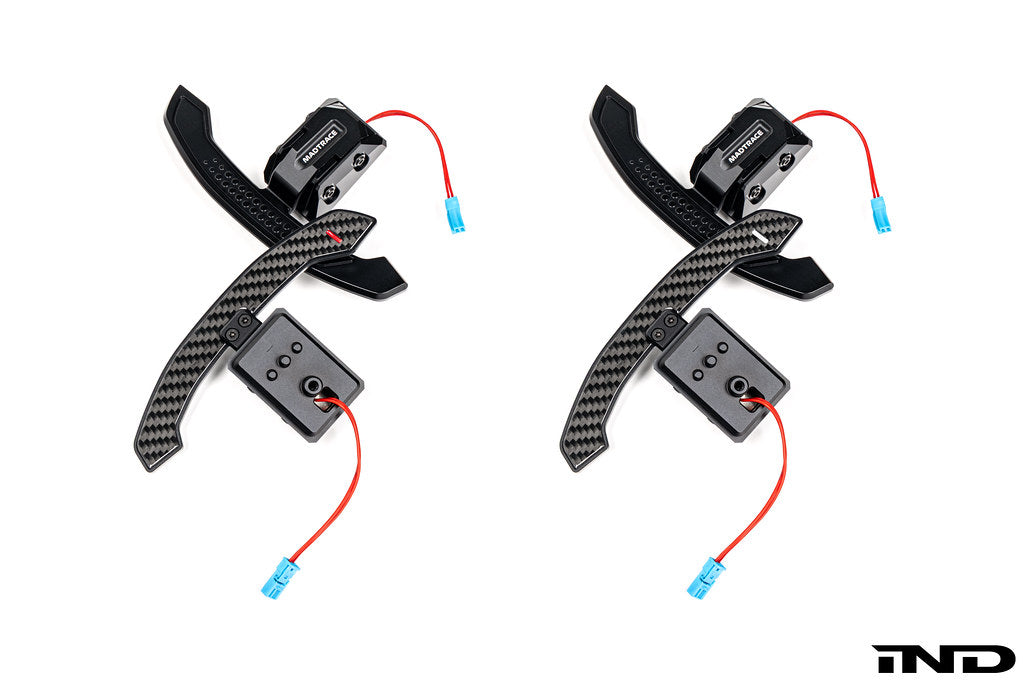 JQ Werks / MadTrace BMW G-Chassis Clubsport Magnetic Shift Paddle Set - Carbon V3