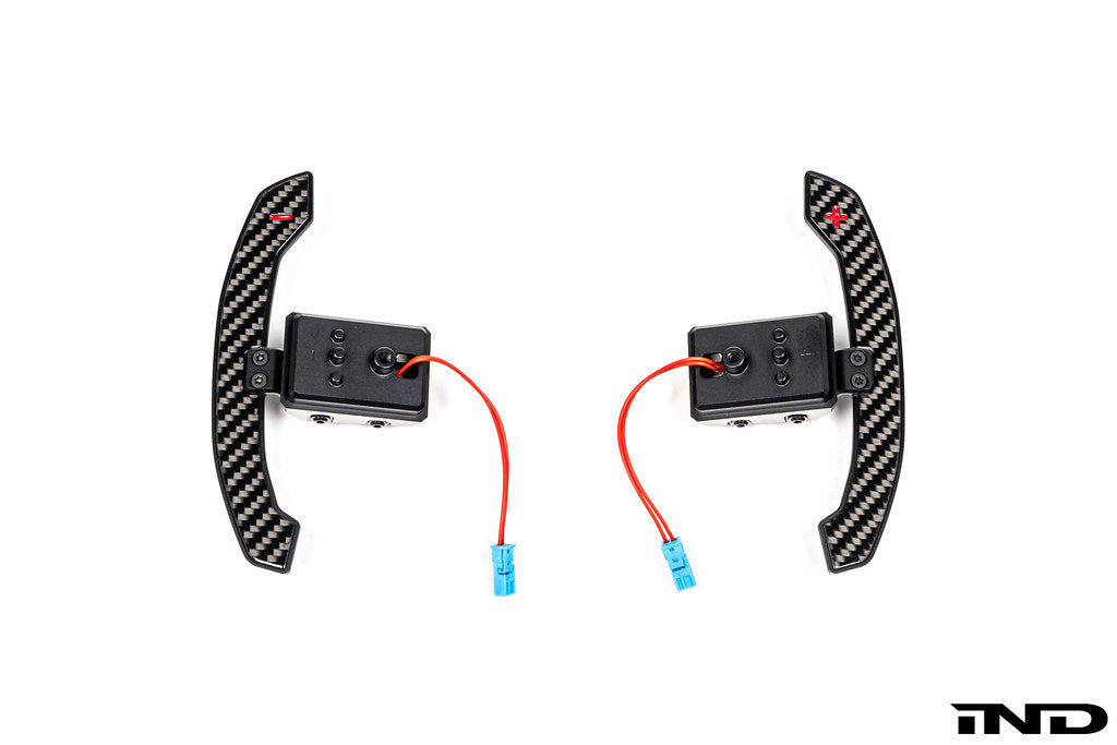 JQ Werks / MadTrace BMW G-Chassis Clubsport Magnetic Shift Paddle Set - Carbon V3