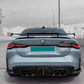 BMW 3 Series G80 M3 G82 G83 M4 Carbon Fiber Rear Diffuser with LED Lights (2019 - 2024)