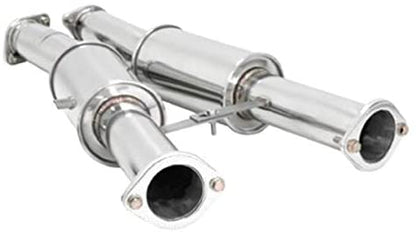 Megan Racing-Cat-Back System Middle Section for 1990-1996 Nissan 300ZX Turbo Base 2+2 2.5/3" Piping Dual Tips Stainless