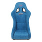 Prisma Ultra Style Fixed Back Bucket Racing Seat Blue Alcantara - FRP