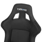 Universal NRG Black Fabric Blue Carbon Bucket Racing Seat Large