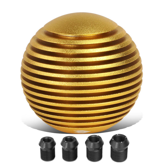 Heatsink Style Ball Shift Knob - 50MM - Gold