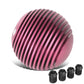 Universal Heatsink Style Ball Shift Knob 50MM Pink