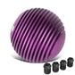 Heatsink Style Ball Shift Knob - 50MM Purple Polyurethane