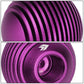 Heatsink Style Ball Shift Knob - 50MM Purple Polyurethane