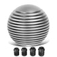 Heatsink Style Ball Shift Knob - 50MM - Silver