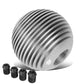 Heatsink Style Ball Shift Knob - 50MM - Silver