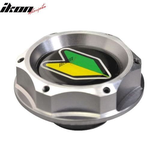 Fits Civic/Acura Gunmetal/Beginner Badge 2 Tone Engine Oil Filler Cap