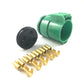 Honda OBD1 4-Pin Alternator Connector & Terminal Kit (Round Green)