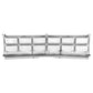 1987-1996 Dodge Dakota Chrome/Black Front Grille Assembly