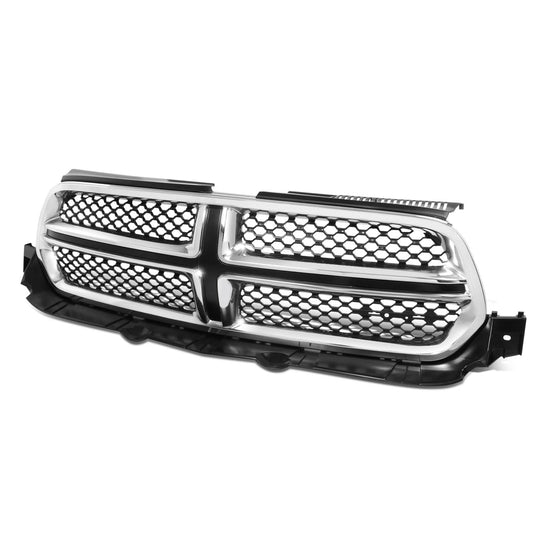2011-2013 Dodge Durango Chrome Black Grille Assembly