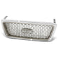 2004-2008 Ford F150 Lariat Style Front Grille Silver Chrome