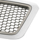 2004-2008 Ford F150 Lariat Style Front Grille Silver Chrome