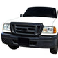 1998-2005 Ford Ranger Black Front Grille with Argent Bar