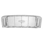 2005-2007 Ford F350 Super Duty Chrome Grille with Black Frame