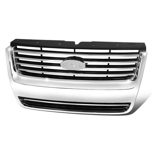 2006-2010 Ford Explorer Chrome/Black Grille Assembly