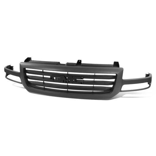 2003-2006 GMC Sierra GC Style Front Grille Assembly Matte Black