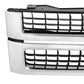 2007-2013 Chevrolet Silverado Front Grille Assembly Matte Black Chrome