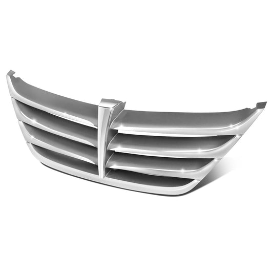 2009-2014 Hyundai Genesis Chrome & Silver Gray Grille