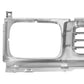 1983-1997 Nissan Pickup Chrome/Gray Grille Assembly