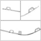 2005-2010 Chrysler 300 Front Bumper Grille Trim Molding RH