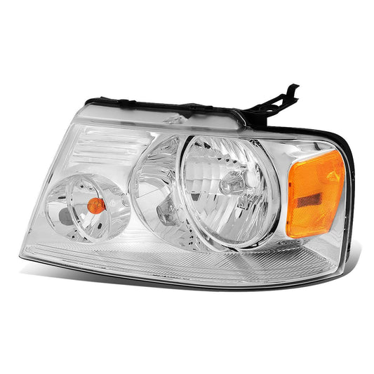 2004-2008 Ford F-150 OE Style Chrome Headlight - Left Side