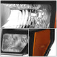 2010-2014 Ford F-150 OE Style Black Housing Headlights - Left