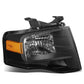2007-2014 Ford Expedition OE Style Right Headlight - Black Housing