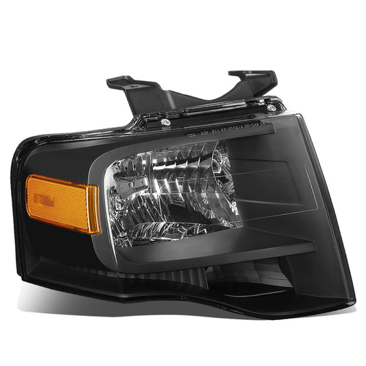 2007-2014 Ford Expedition OE Style Right Headlight - Black Housing