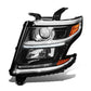 15-20 Chevrolet Tahoe Suburban OE Style Left Headlight Black Housing