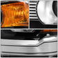 14-18 GMC Sierra 1500 / 15-19 2500HD 3500HD OE Style Headlights Black