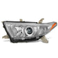 2011-2013 Toyota Highlander Projector Headlights Chrome Left
