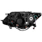 2014-2016 Nissan Rogue Halogen Headlights - Black Housing Right Side