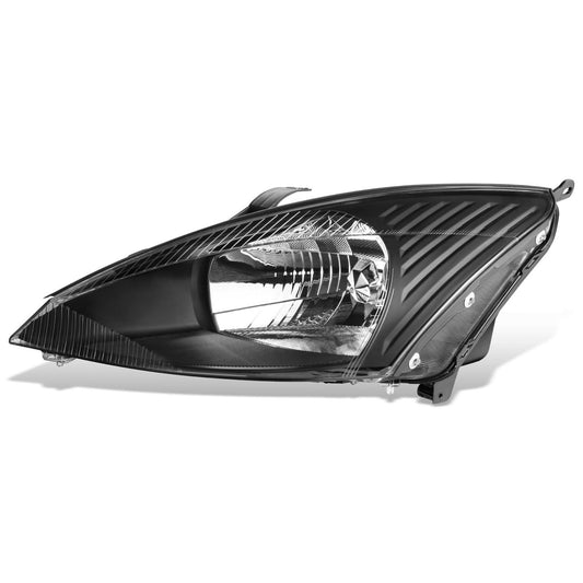 2003-2004 Ford Focus OE Style Left Headlight - Black Housing