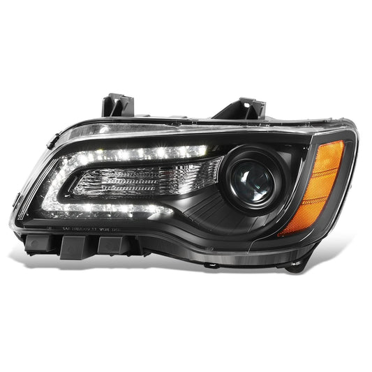 2011-2014 Chrysler 300C OE Style Left Side Headlight - Black