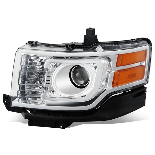 2009-2012 Ford Flex OE Style HID Headlights - Chrome Housing Left