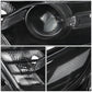 13-19 Ford Taurus OE Style Halogen Headlights Black Housing Clear