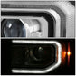 2016-2019 GMC Sierra 1500 OE Style HID DRL Headlights Black Housing