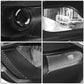 2013-2016 Dodge Dart OE Style Headlights - Black Housing Clear Reflector