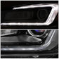 2013-2016 GMC Acadia Projector Headlights - Left Side Black Housing