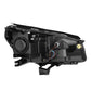 2013-2016 GMC Acadia Projector Headlights - Left Side Black Housing