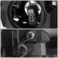 2013-2016 GMC Acadia Projector Headlights - Left Side Black Housing