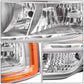 2015-2017 Ford Expedition OE Style Chrome Headlights Left Right Set