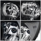 06-08 Subaru Forester OE Style Black Housing Clear Reflector Headlights
