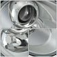 2006-2010 Volkswagen Beetle Projector Headlights - Chrome Housing