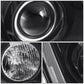 06-11 Cadillac DTS OE Style Black Housing Clear Reflector Headlights